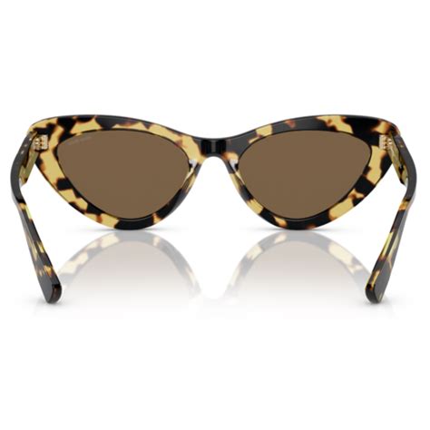 miu miu mu01vs|Miu Miu MU01VS 7S08C1 Eyeglasses in Light Havana.